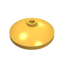 Dish 3 x 3 Inverted [Radar] / Bright Light Orange