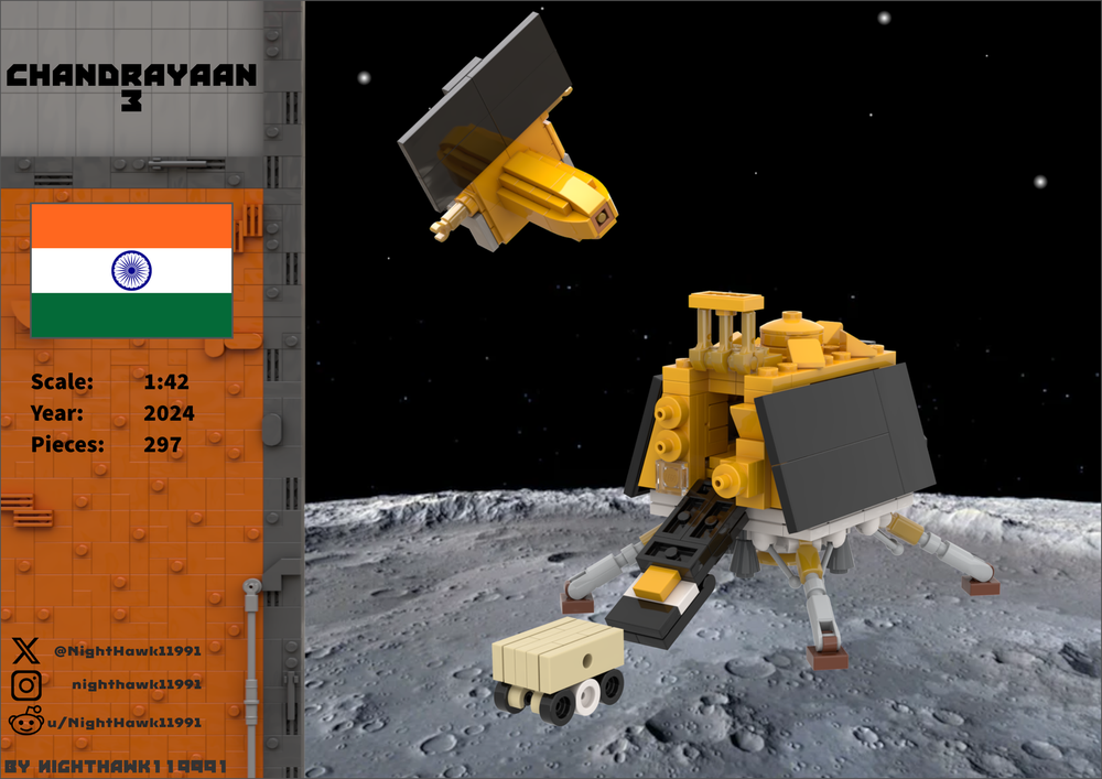 Lego Chandrayaan 3 1:42