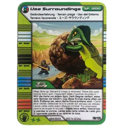 Trading Card, Ninjago Deck #2: 116 - Use Surroundings - International Version / Black