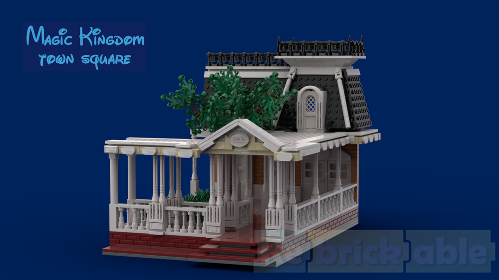 Lego Magic Kingdom Town Square Theater Courtyard