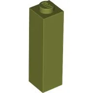 Brick 1 x 1 x 3 / Olive Green