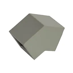 Modulex Brick Angle 1L 27 degree 1:2 slope / Modulex Buff