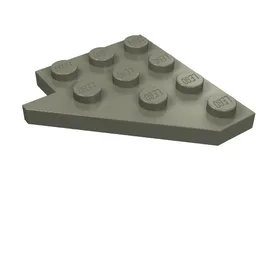 Wedge Plate 4 x 4 Wing Right / Dark Gray