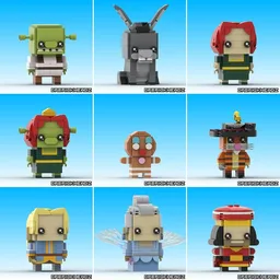 Shrek Brickheadz Collection