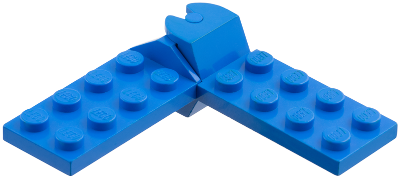 Lego Hinge Plate 2 x 4 with Articulated Joint (3640 / 3639)