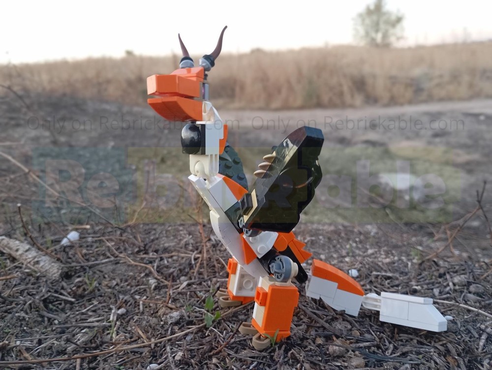 Lego 31129 Black-winged wyvern (Viverna atrialatus)