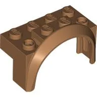 Wheel Arch, Mudguard 4 x 2 x 2 1/2 / Medium Nougat