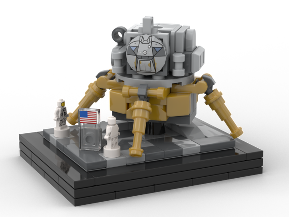Lego Apollo Lunar Landing Diorama