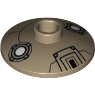 Dish 2 x 2 Inverted [Radar] with Machinery (Dalek Head) Print