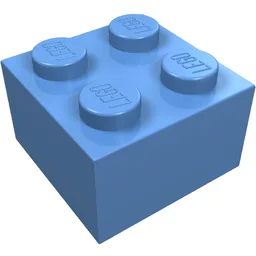 Brick 2 x 2 / Medium Blue