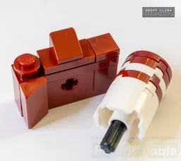 Pocket Size Mirrorless SLR (dark red)