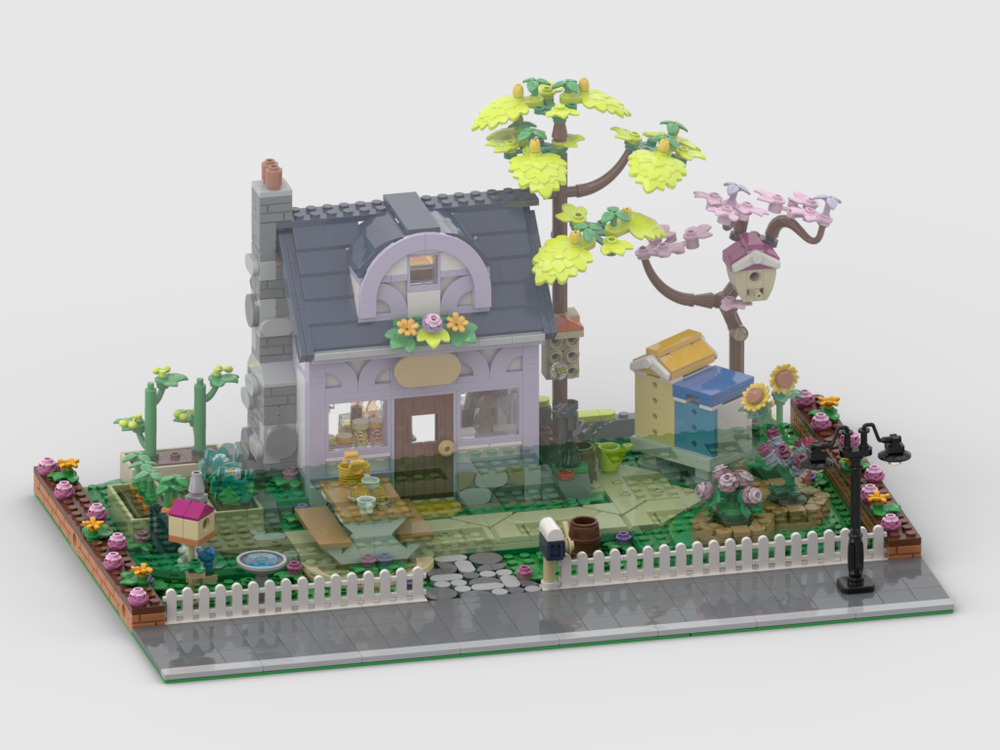 Lego Modular Display for set 42669 - Beekeepers' House