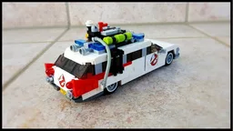 Ecto-1 / Ecto One car in minifig scale
