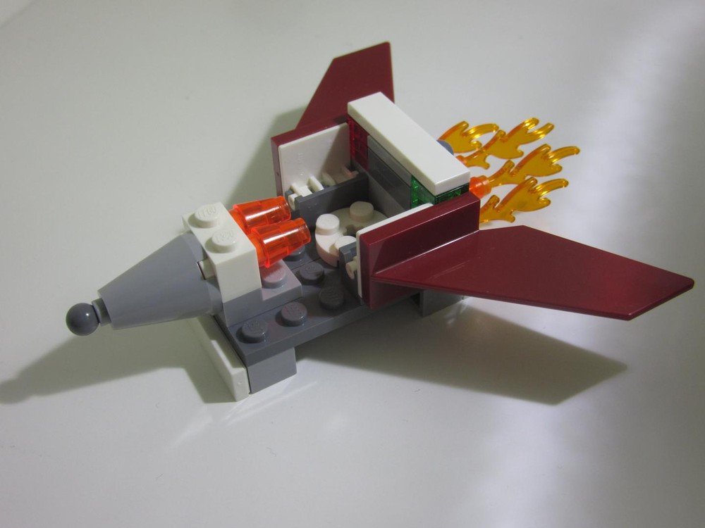 Lego Rocketship Transformation to Gorg