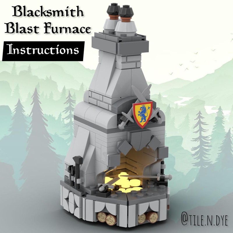 Lego Blacksmith Blast Furnace