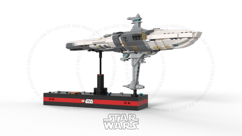 Lego Micro MC-75 Star Cruiser "PROFUNDITY" for Rebel Alliance Fleet Complete Edition