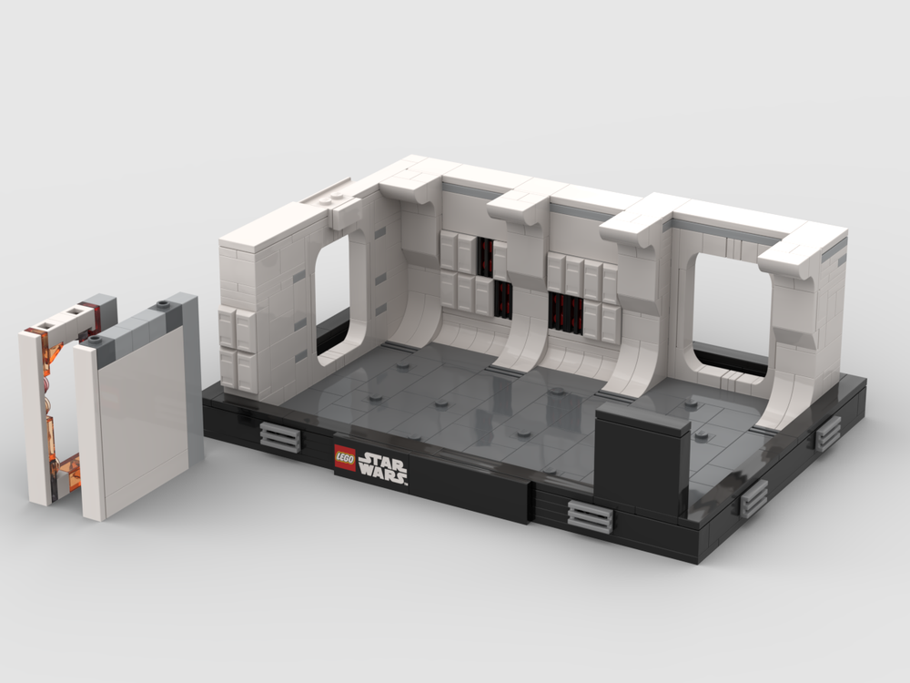 Lego Boarding the Tantive IV Diorama (8x24 studs)