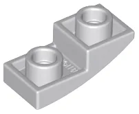 Brick Curved Inverted 2 x 1 / Light Bluish Gray