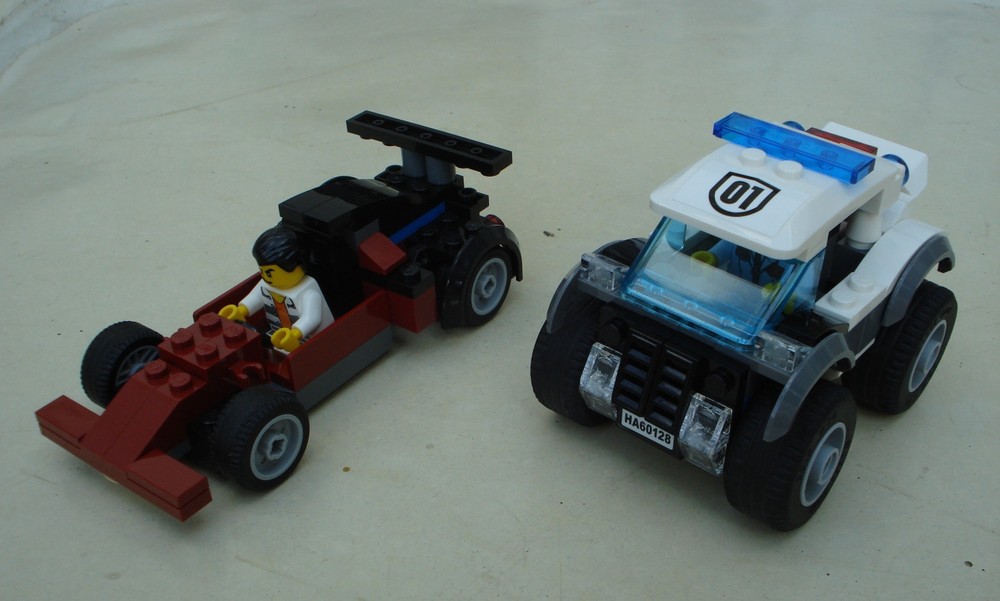Lego 60128 police quad + criminal single-seater