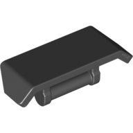 Lego Spoiler 2 x 4 with Handle [Plain] / Black