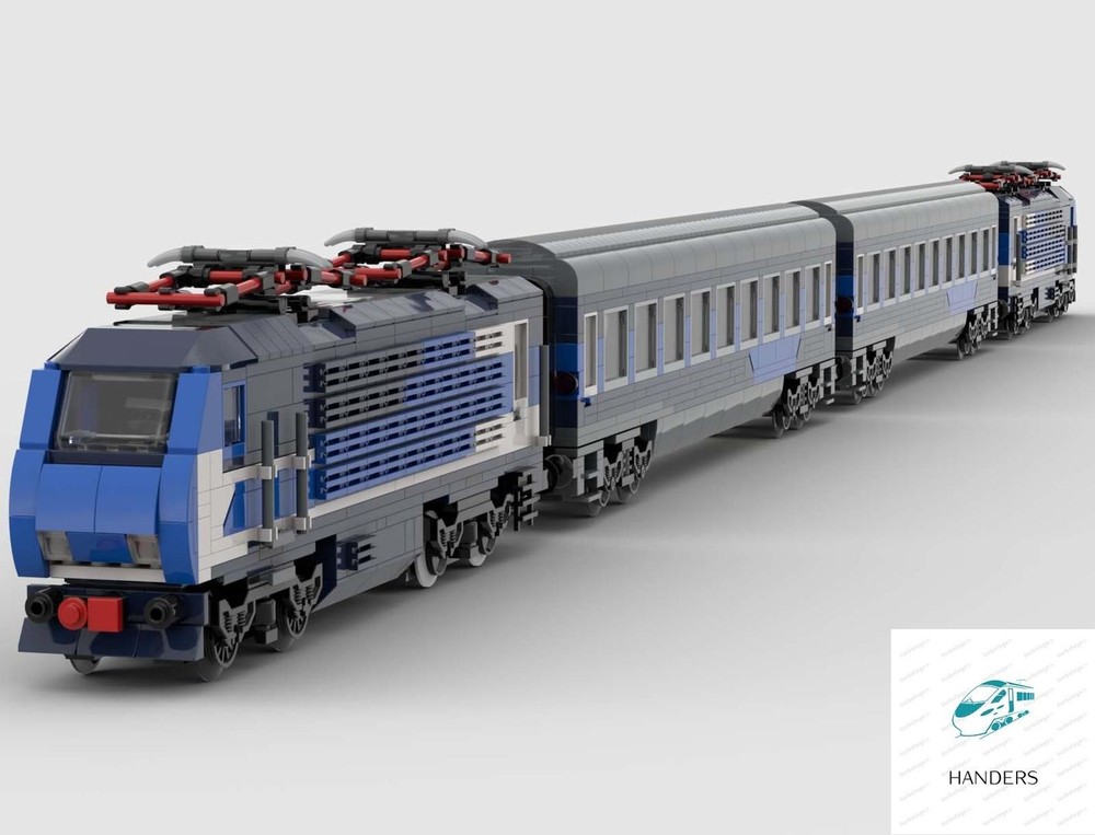 Lego Italian Inter City Notturno Train
