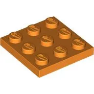 Plate 3 x 3 / Orange