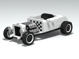 White Ford model A roadster