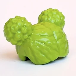 Hair Two Round Buns [Plain] / Lime