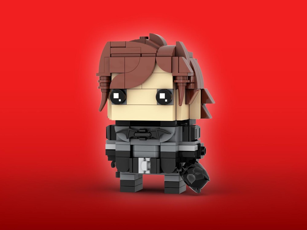 Lego Bruce Wayne Brickheadz LEGO MOC - DC Films The Bat Man