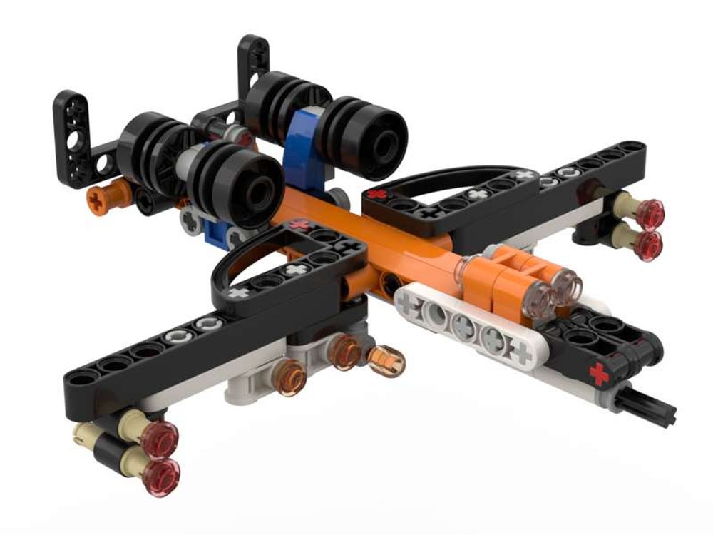 Lego A-10 Thunderbolt (''Warthog'') [42088-1 modification]