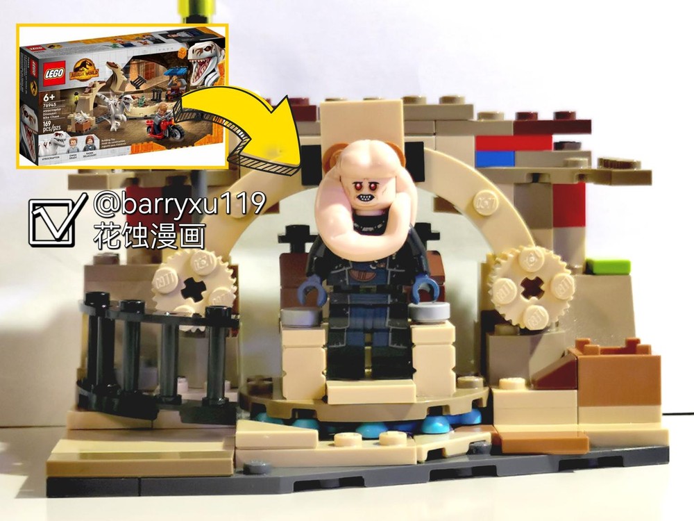 Lego Make set 76945 into a mini version of Boba Fett's Throne Room