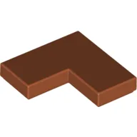 Tile 2 x 2 Corner / Dark Orange