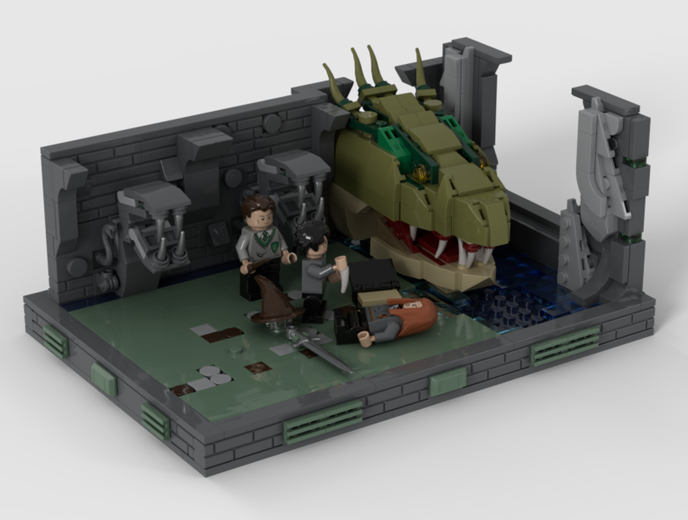 Lego HP Diorama - The Diary in the Chamber