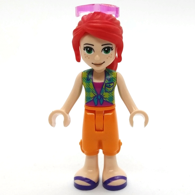 Lego Mia - Green Shirt, Orange Pants, Sunglasses