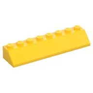 Brick Sloped 45° 2 x 8 / Yellow