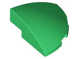 Brick Round Corner, Curved 3 x 3 x 1 Quarter Circle