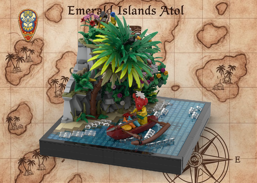 Lego 🏛️ ANCIENT JUNGLE TEMPLE - Overgrown Ruins with Secret Cave, Treasure & Lagoon