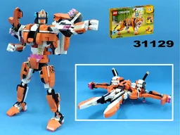 Transformer Fembot Space Cruiser from LEGO Creator 31129: Majestic Tiger