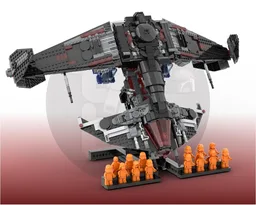 Stand for: 75389 - Heavy Altitude Support Craft - DaNight Trooper Edition