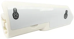 Technic, Panel Fairing #21 Very Small Smooth, Side B with 2 Black and Silver Latches Pattern (Sticker) - Set 42153