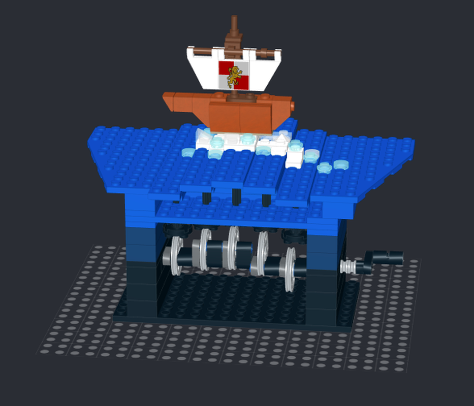 LEGO rocking boat moc