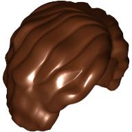 Lego Hair Short and Bushy / Reddish Brown
