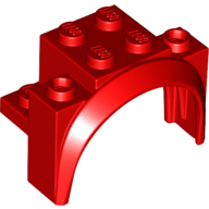 Lego Wheel Arch, Mudguard 4 x 2 1/2 x 2 1/3