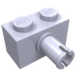 Brick Special 1 x 2 with Pin / Light Violet