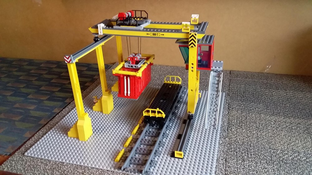 Lego Railway Container Transfer Loader