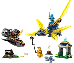 Nya and Arin's Baby Dragon Battle