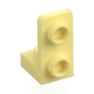 Bracket 1 x 1 - 1 x 2 Inverted / Bright Light Yellow