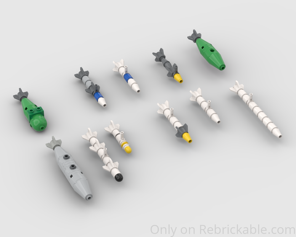 Lego Aircraft Weapon Collection