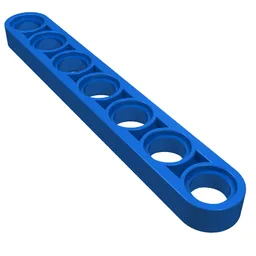 Technic Beam 1 x 7 Thin / Blue