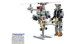 Foldable Armed Backpack Helicopter